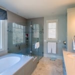 Black Mountain Craftsman bathroom