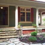 Exterior Craftsman Home, Timber Park, Black Mountain, NC