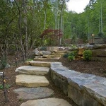 Exterior renovation, landscaping Lake Lure