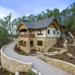 Exterior driveway, The Settings of Black Mountains