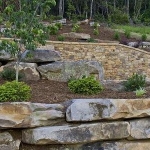 Exterior landscaping renovation, Lake Lure