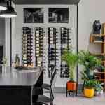 living-stone-–-wandering-oaks-modern-–-asheville-nc-–-custom-home-–-kitchen-wine-wall-rack-open-bookshelf-–-07