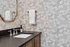 living-stone-–-daydream-rustic-modern-–-high-hickory-–-swannanoa-nc-–-custom-home-build-–-powder-bath-floral-wallpaper-–-17