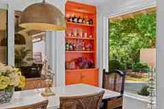 living-stone-–-arboretum-garden-house-–-biltmore-forest-–-asheville-nc-–-renovation-–-dining-nook-orange-built-in-bar-–-38