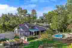 living-stone-–-arboretum-garden-house-–-biltmore-forest-–-asheville-nc-–-renovation-–-exterior-elevated-view-pool-garden-–-29
