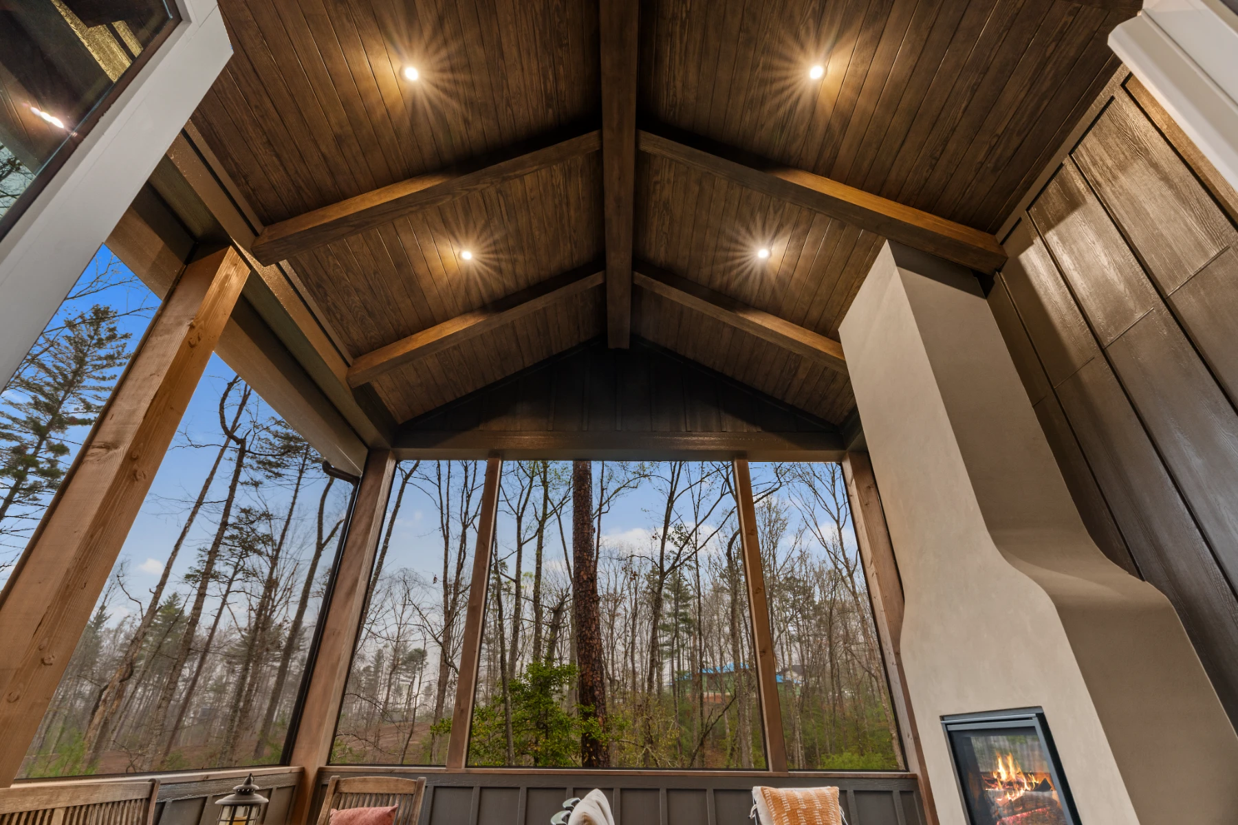 Modern Cottage Hideaway Sunroom