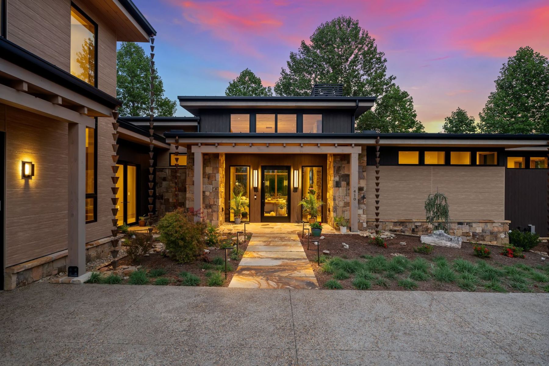 custom home in Asheville